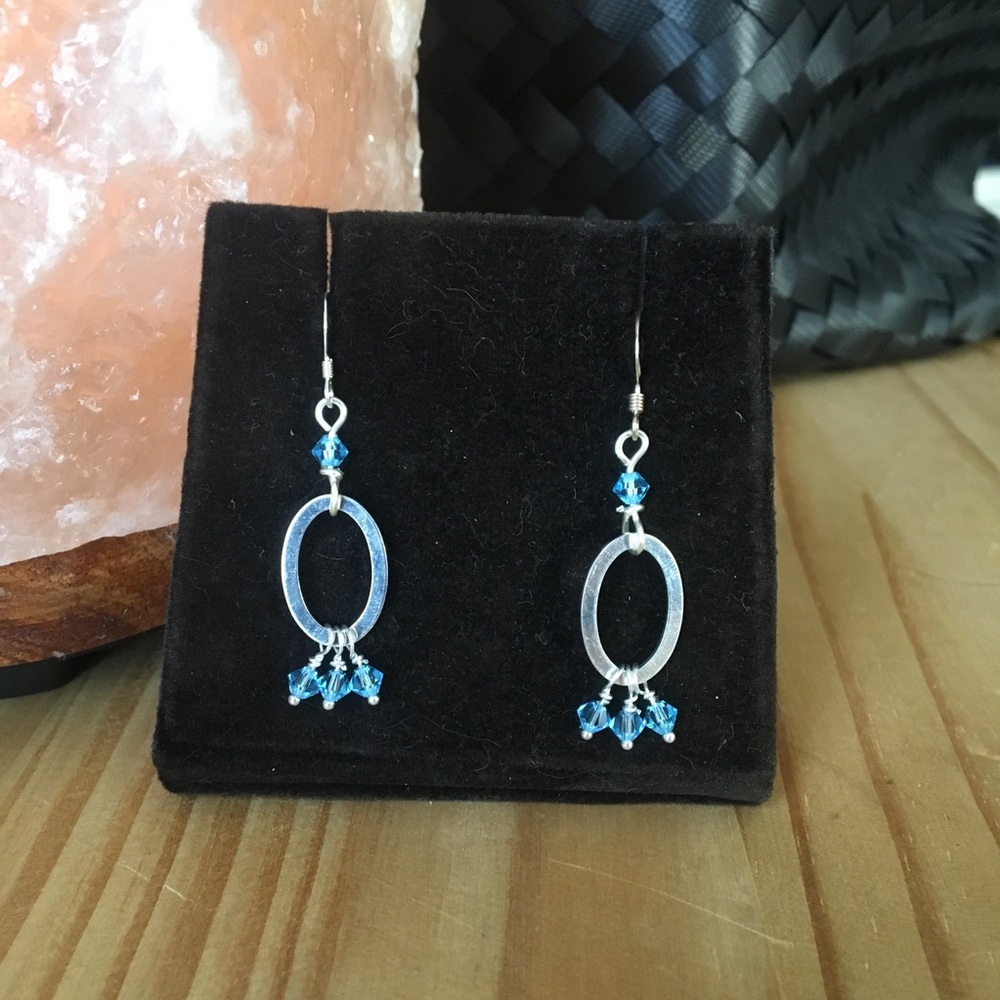Swarovski & Silver Handmade Earrings